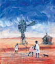 Thumbprint of Arthur Boyd painting